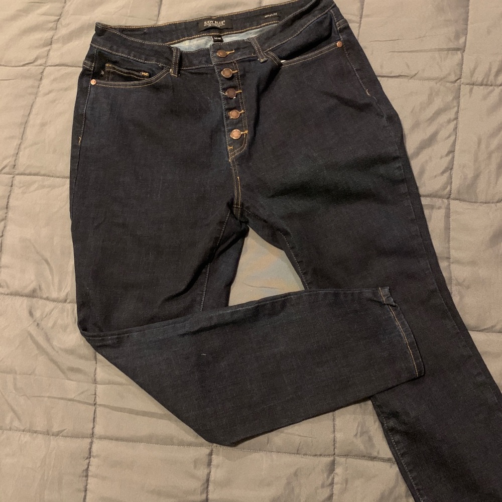 Judy Blue Plus Skinny Button Down Jeans